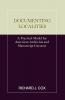 Documenting Localities