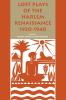 Lost Plays of the Harlem Renaissance 1920-1940