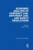 Economic Analysis of Contract Law Antitrust Law and Safety Regulations