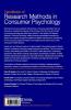 Handbook of Research Methods in Consumer Psychology