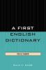 First English Dictionary