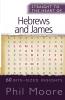 Straight to the Heart of Hebrews and James