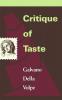 Critique of Taste