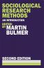 Sociological Research Methods