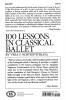 100 Lessons in Classical Ballet