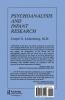 Psychoanalysis and Infant Research