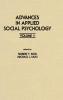 Advances in Applied Social Psychology