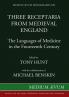 Three Receptaria from Medieval England