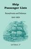 Ship Passenger Lists Pennsylvania and Delaware (1641-1825)