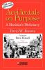 Accidentals On Purpose: A Musician's Dictionary (Indent Publishing)