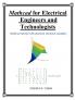 MathCAD for Electrical Engineers and Technologists