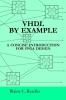 VHDL BY EXAMPLE