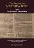 The Story of the Matthew Bible