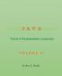 Java: Today's Programming Language Volume II
