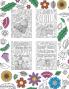 Capybara Adult Coloring Book