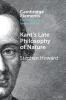 Kant's Late Philosophy of Nature