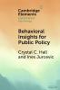 Behavioral Insights for Public Policy