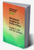 Behavioral Insights for Public Policy
