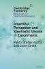 Imperfect Perception and Stochastic Choice in Experiments