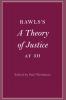 Rawls's A Theory of Justice at 50