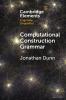 Computational Construction Grammar
