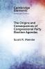 The Origins and Consequences of Congressional Party Election Agendas