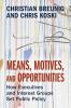 Means Motives and Opportunities