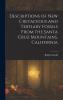 Descriptions of New Cretaceous and Tertiary Fossils From the Santa Cruz Mountains California