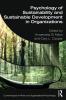 Psychology of Sustainability and Sustainable Development in Organizations