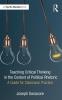 Teaching Critical Thinking in the Context of Political Rhetoric