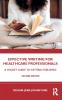 Effective Writing for Healthcare Professionals