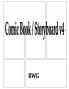 Comic Book / Storyboard v4