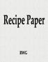 Recipe Paper