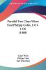 Parzifal Von Claus Wisse Und Philipp Colin 1331-1336
