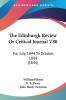 The Edinburgh Review Or Critical Journal V80: For July 1844 To October 1844 (1844)
