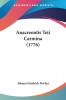 Anacreontis Teii Carmina