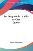 Les Origines de La Ville de Caen (1706)