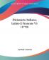 Dizionario Italiano Latino E Francese V1 (1770)