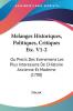 Melanges Historiques Politiques Critiques Etc. V1-2: Ou Precis Des Evenemens Les Plus Interessans De L'Histoire Ancienne Et Moderne (1780)