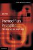 Premodifiers in English