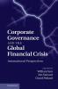 Corporate Governance and the Global Financial Crisis