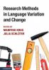 Research Methods in Language Variation and Change