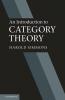 An Introduction to Category Theory