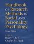 Handbook of Research Methods in Social and Personality Psychology