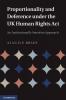 Proportionality and Deference under the UK Human Rights Act