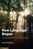 How Language Began