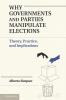Why Governments and Parties Manipulate             Elections
