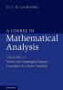 A Course in Mathematical Analysis