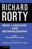 Mind Language and Metaphilosophy
