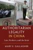 Authoritarian Legality in China